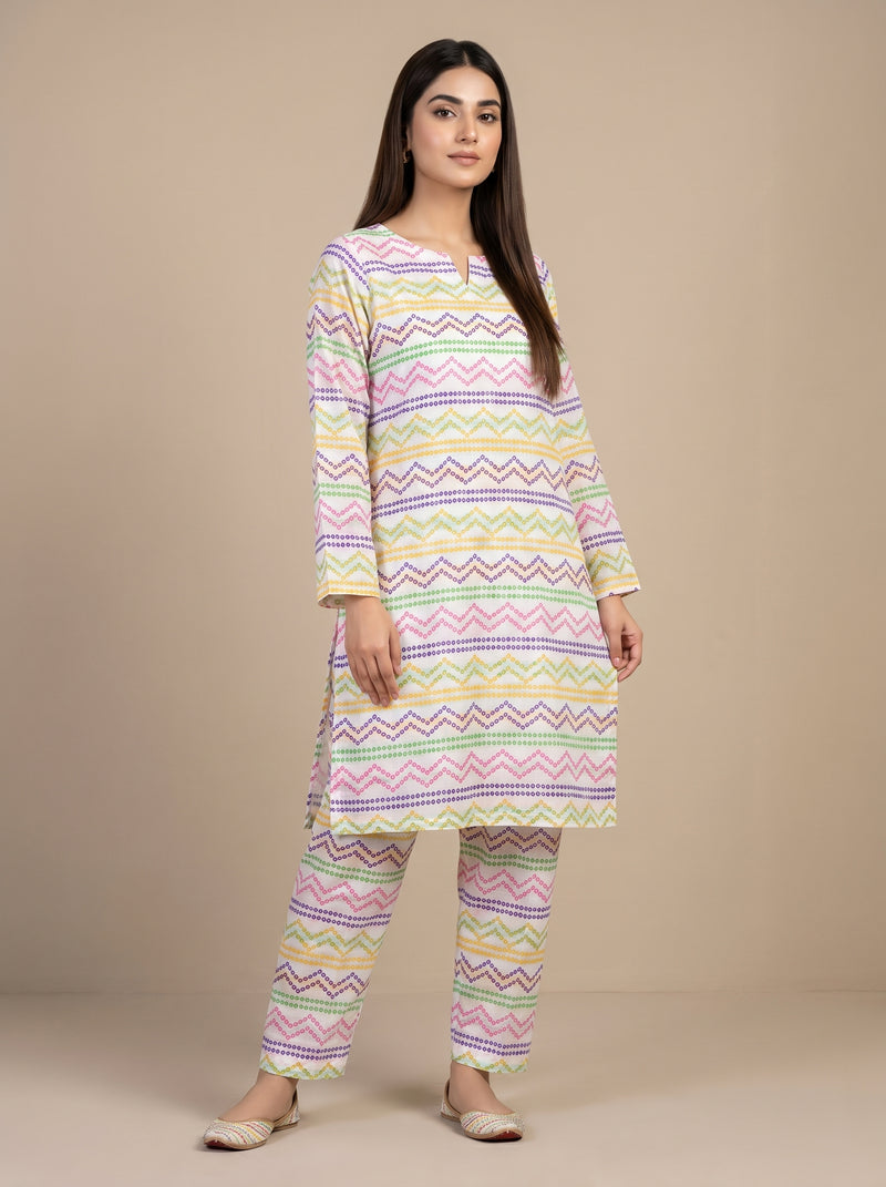 RTS | Candy Printed 2PC Premium Printed Suit