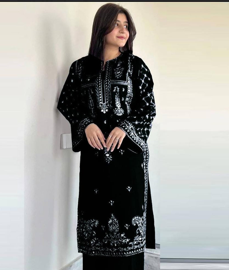 RTS |  Lawn 2PC Heavy Embroidered Suit