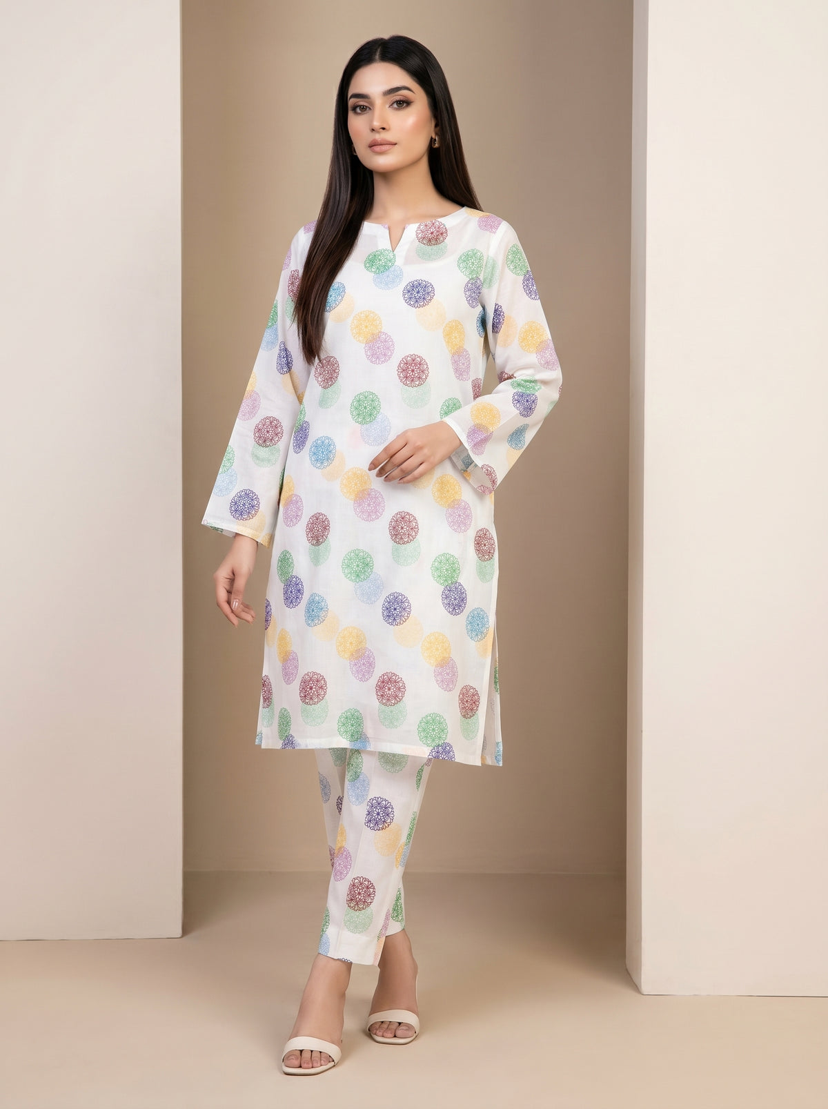RTS | Candy Printed 2PC Premium Printed Suit