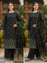 RTS | Bana Dora Lawn 3PC Heavy Embroidered Suit with Jacquard Dupatta