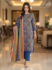 RTS | Premium Lawn 3PC Digital Printed Suit with Matching Dupatta