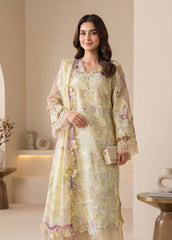 RTS | 3PC Sequin Heavy Embroidered Suit with Chiffon Dupatta