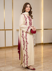 RTS | 3PC Heavy Embroidered Suit with Swiss Voile Dupatta