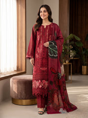 RTS | 3PC Heavy Embroidered Suit with Monar Printed Dupatta