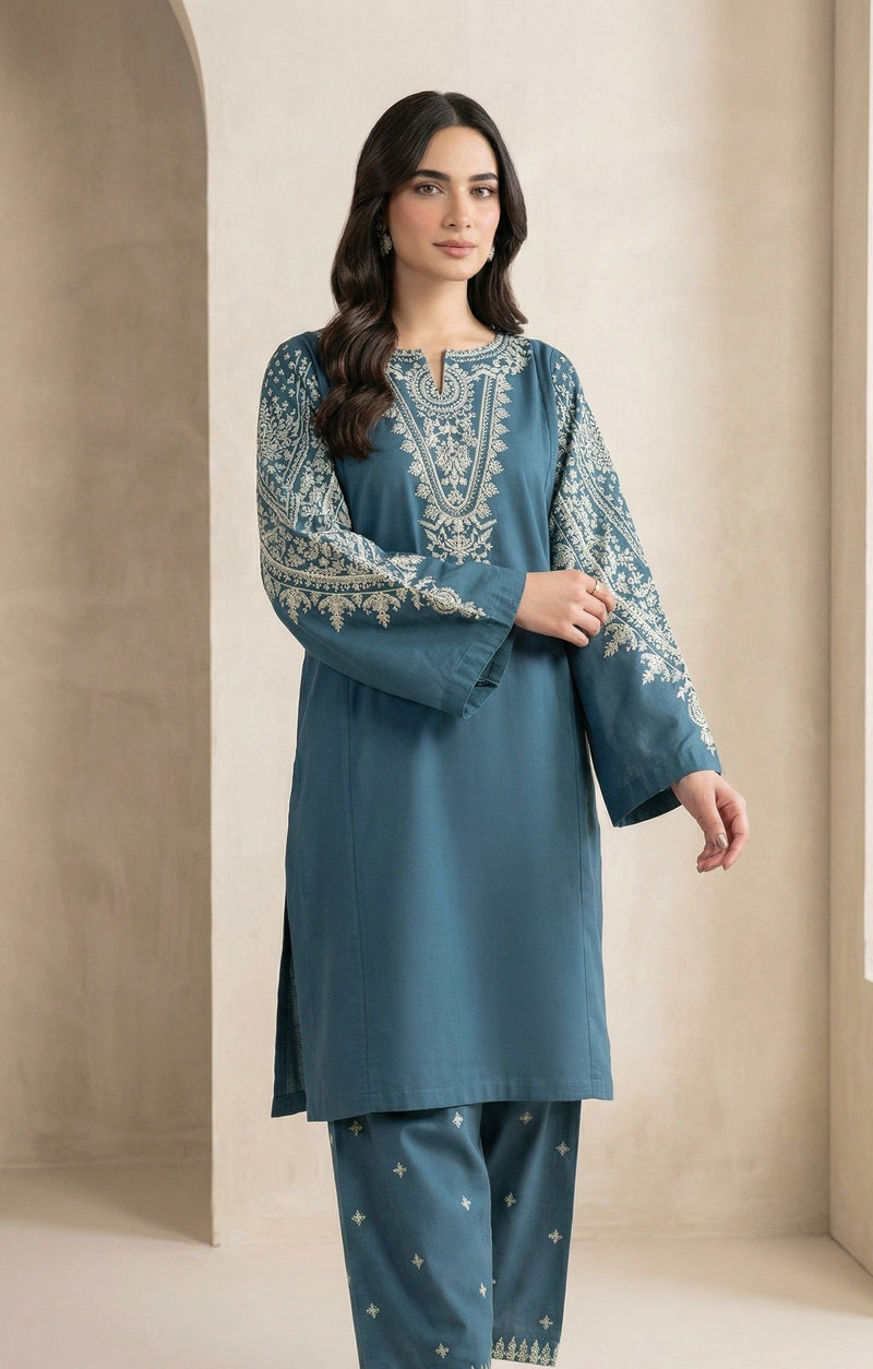 RTS | Pure Lawn 2PC Embroidered Suit