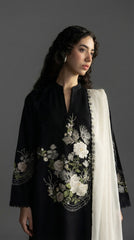 RTS | Lawn 3PC Heavy Embroidered Bamber Chiffon Dupatta