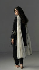 RTS | Lawn 3PC Heavy Embroidered Bamber Chiffon Dupatta