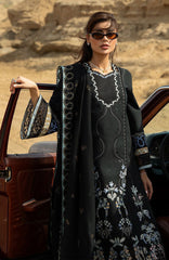 RTS | 3PC Chikankari & Multihead Embroidered Suit with Bamber Chiffon Dupatta