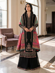 RTS | 3PC Heavy Embroidered Suit with Voile Dupatta