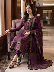 RTS | 3PC Heavy Embroidered Suit with Bamber Chiffon Dupatta
