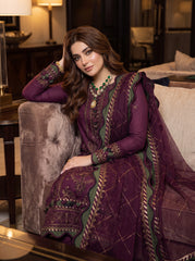 RTS | 3PC Heavy Embroidered Suit with Bamber Chiffon Dupatta